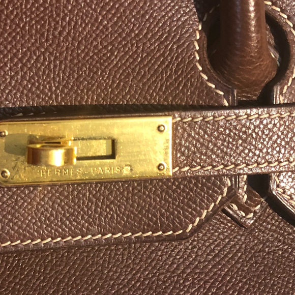 HERMÈS Birkin 35 in epsom leather with gold hardware (@ spa) - Picture 3 of 7